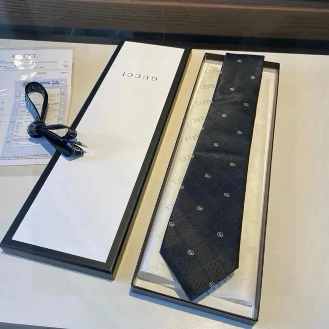 Gucci GG Logo Tie Monogram Print