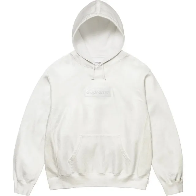 Supreme Box Logo Hooded Sweatshirt Off-White