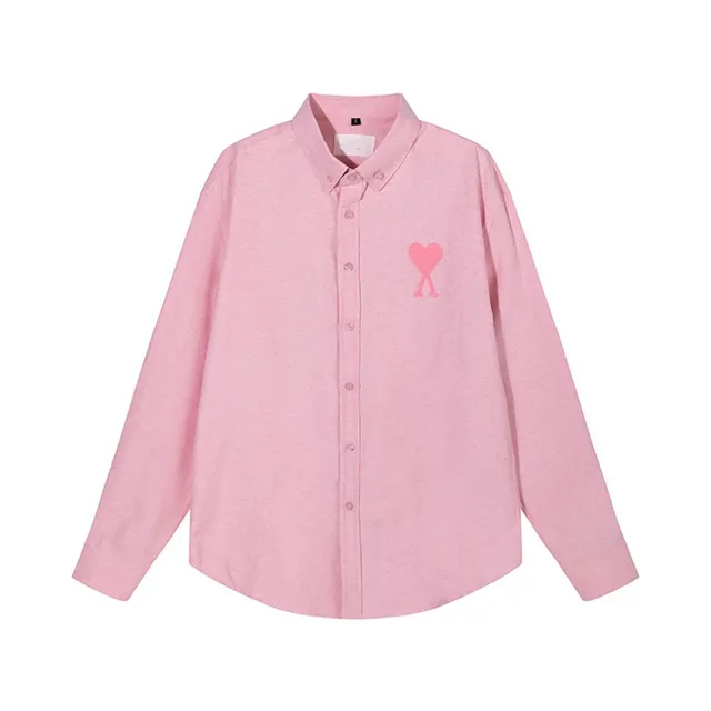 Amiri Button-Up Shirt Heart Logo