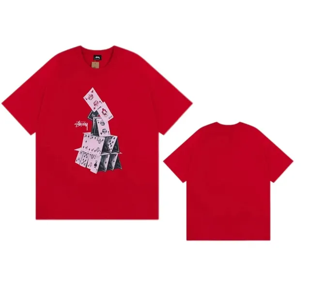 Stüssy T-Shirt Card House Print