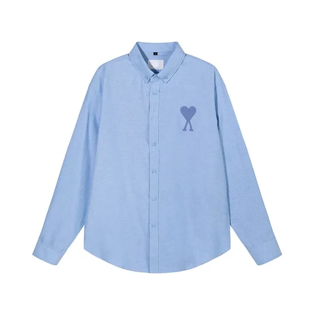 Amiri Button-Up Shirt Heart Logo