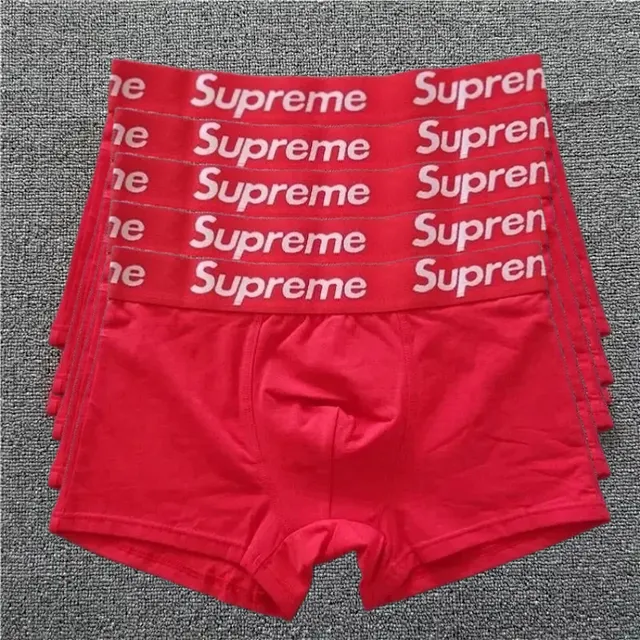 Supreme Box Logo Boxer Briefs Red