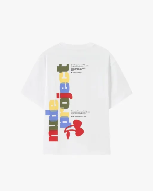 Nude Project Graphic Tee Multi-Color Logo Print