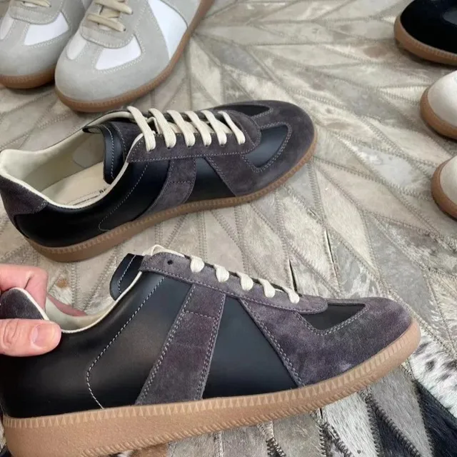 Maison Margiela Tabi Sneaker Black Grey Suede