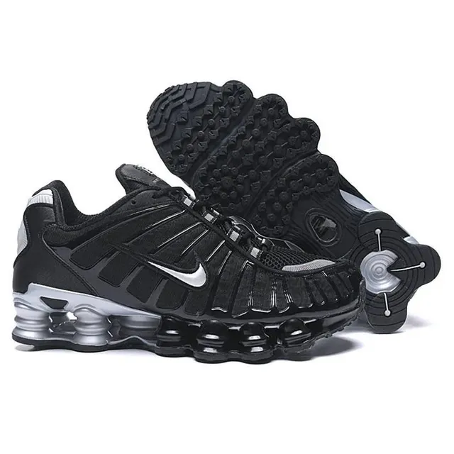 Nike Shox R4 Black Silver