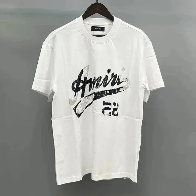 Amiri Graphic Tee Script Logo