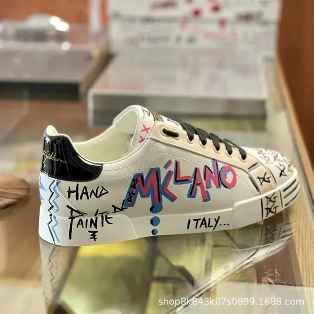 Dolce & Gabbana Sneaker Hand Painted Milano