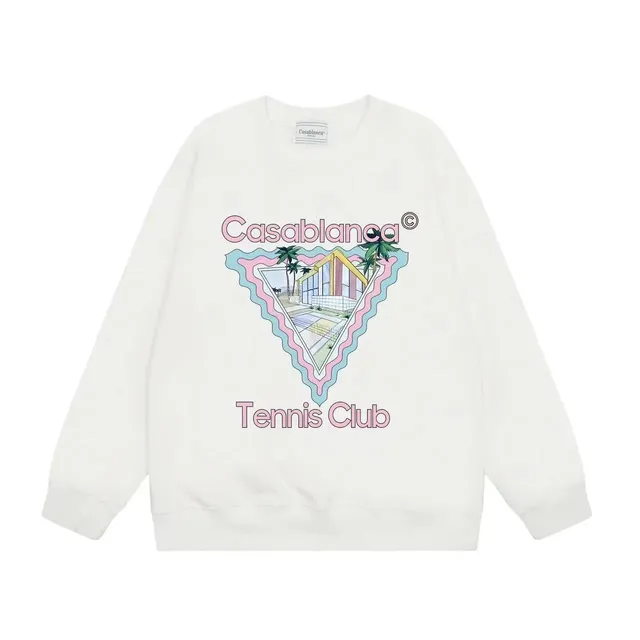 Casablanca Tennis Club Sweatshirt Pastel Triangle Print