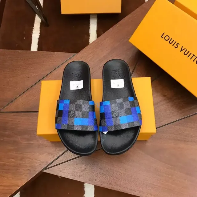 Louis Vuitton Slide Sandal Checkerboard Monogram