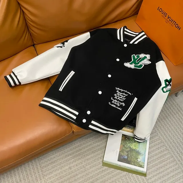 Louis Vuitton Varsity Jacket LV Monogram Embroidery