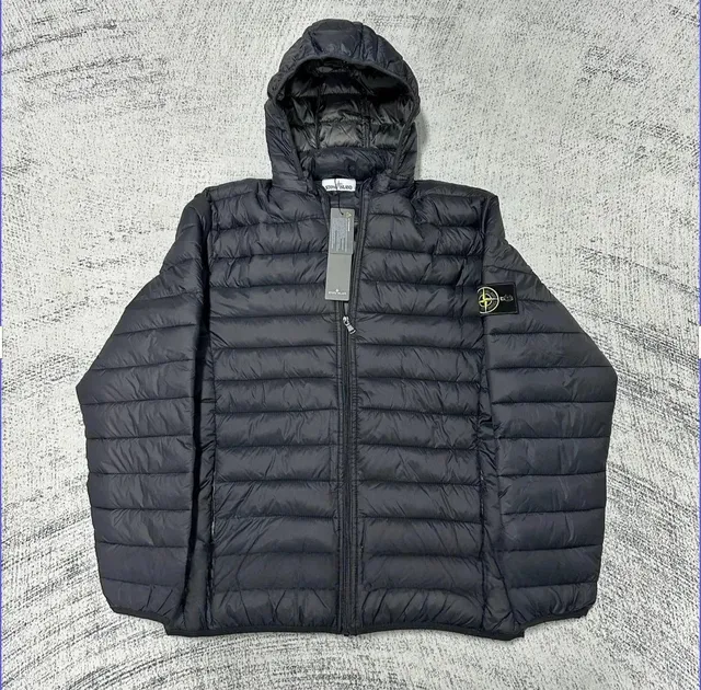Stone Island Hooded Down Jacket Quilted