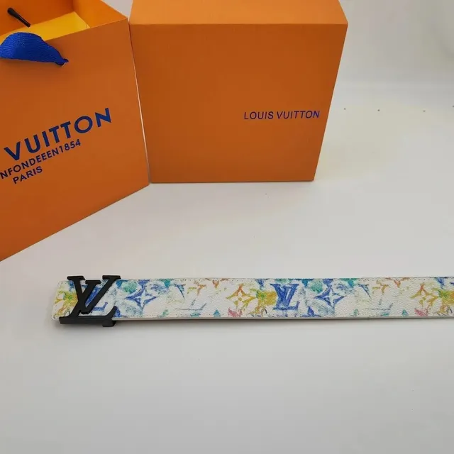 Louis Vuitton LV Belt Multicolor Monogram Print