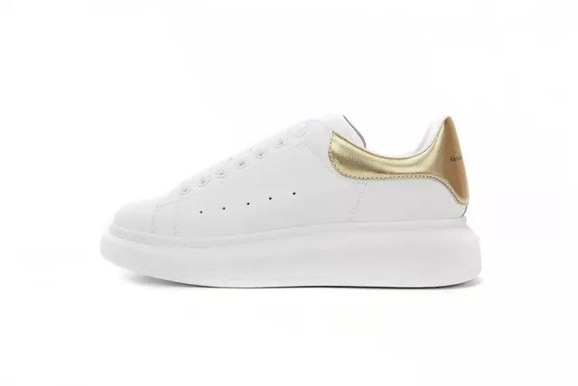 Alexander McQueen Oversized Sneaker White Gold