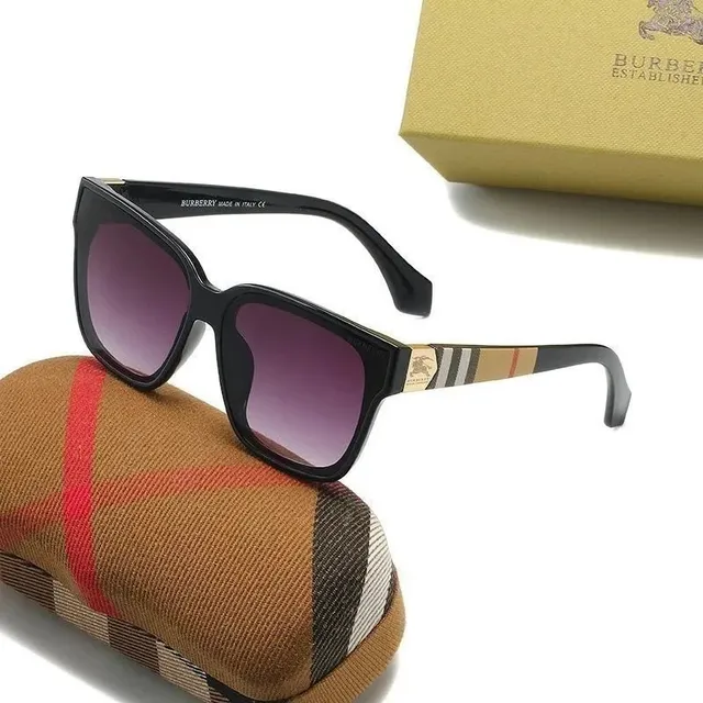 Burberry Sunglasses Checkered Temple