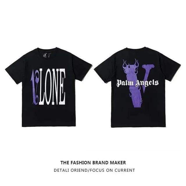 Off-White Graphic Tee VLONE x Palm Angels