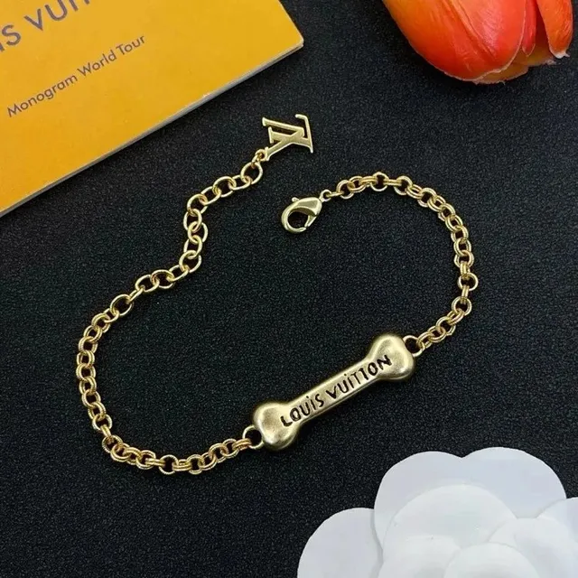 Louis Vuitton Bone Charm Bracelet
