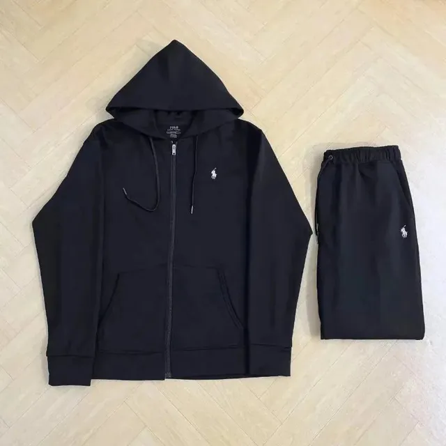 Polo Ralph Lauren Hoodie and Joggers Set Black