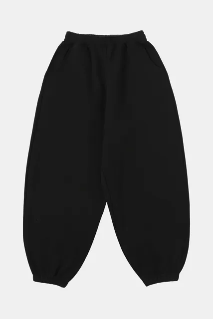 Black Joggers Fabric Washing