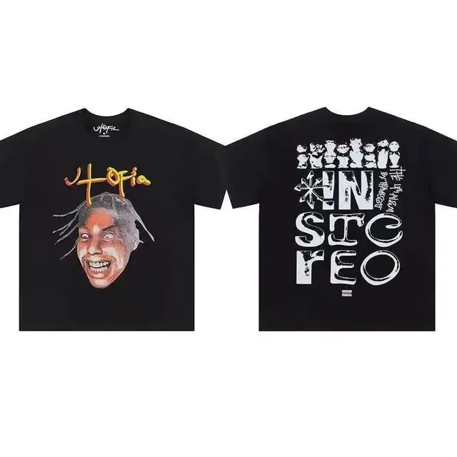 Travis Scott Graphic Tee HOPIA Print