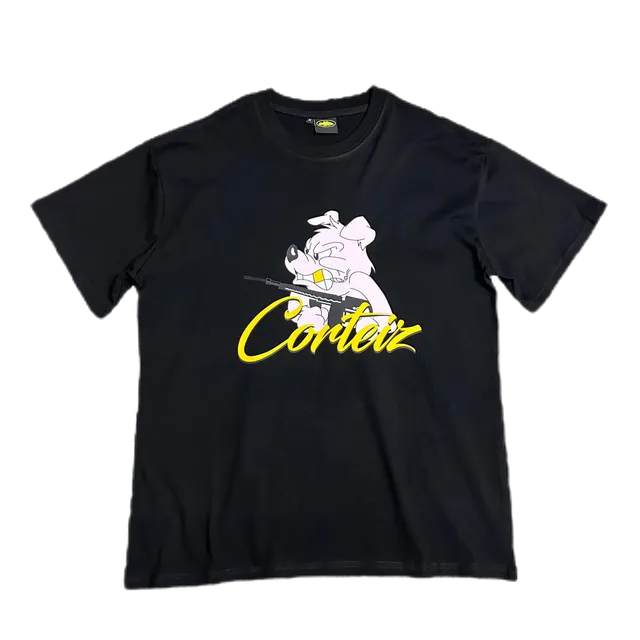 Corteiz Graphic Tee Dog with Rifle