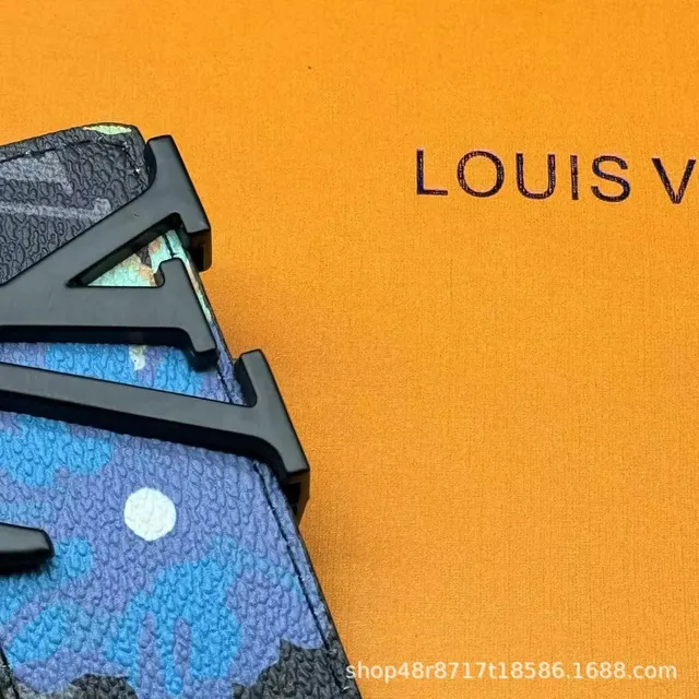 Louis Vuitton LV Belt Monogram Eclipse Print