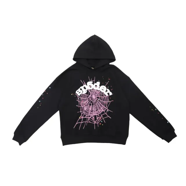 Sp5der Hoodie Spider Web Graphic