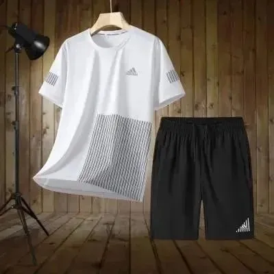 Adidas Sportswear Set Striped Panel