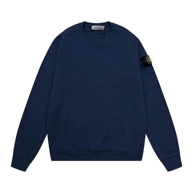 Stone Island Crewneck Sweatshirt Classic Logo Patch