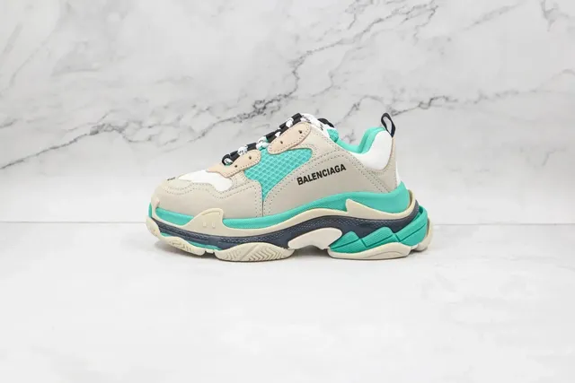 Balenciaga Triple S Turquoise Beige