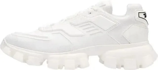 Prada Re-Nylon Trainer Triple White