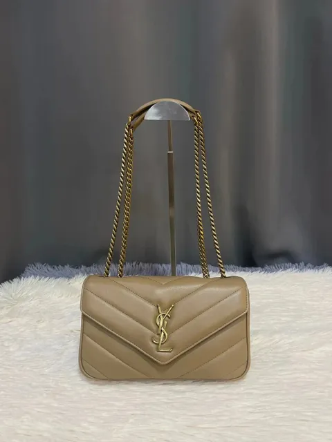 Saint Laurent Lou Lou Quilted Chain Shoulder Bag