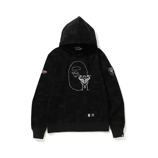 BAPE Shark Hoodie Black Camo