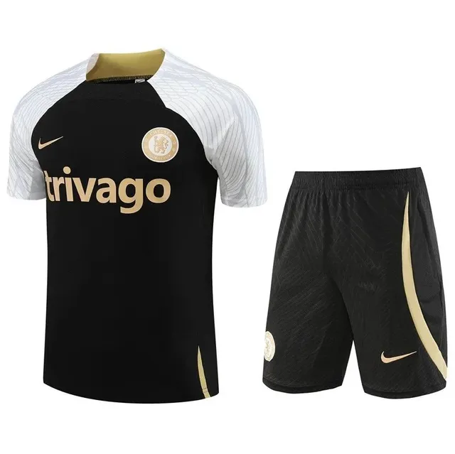 Nike Chelsea Training Kit Black Gold