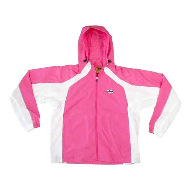 Windbreaker Jacket Colorblock Hooded