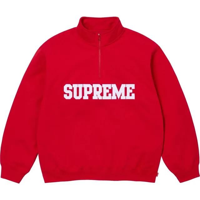 Supreme Half-Zip Sweatshirt Box Logo