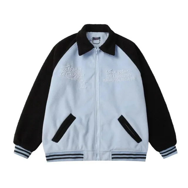Louis Vuitton × Fragment Design Varsity Jacket Crystal Embroidery
