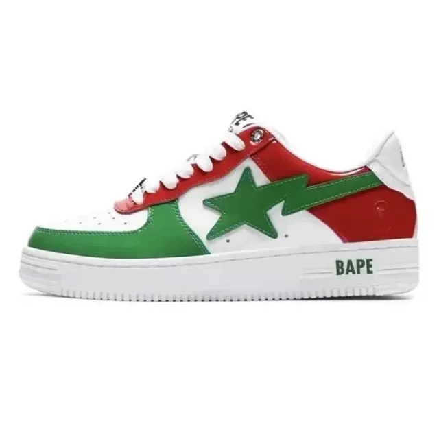 BAPE Shark Low Italy Flag