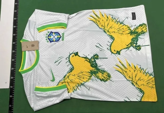 Nike Brazil National Team Away Jersey Parrot Print