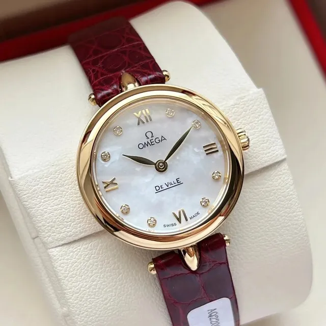 Omega De Ville Mother-of-Pearl Dial with Diamond Hour Markers