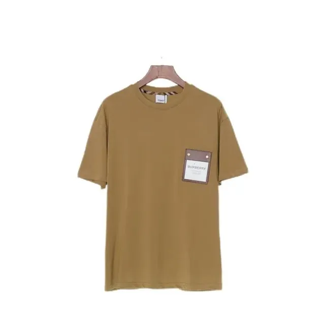 Burberry Pocket T-Shirt Leather Patch