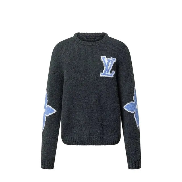 Louis Vuitton Knit Sweater LV Monogram Intarsia