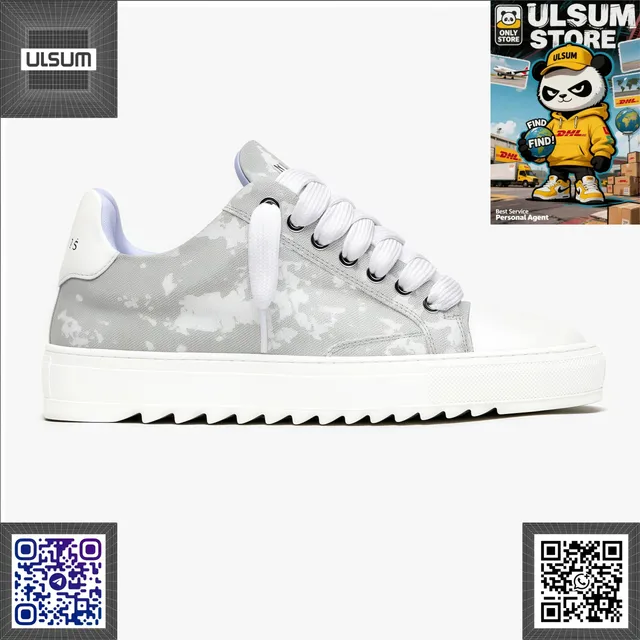 Numeris Atelier Low Sneaker Camouflage Grey