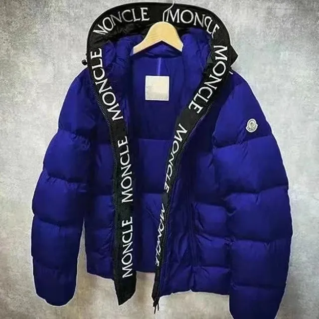 Moncler Puffer Jacket Logo Tape Hood