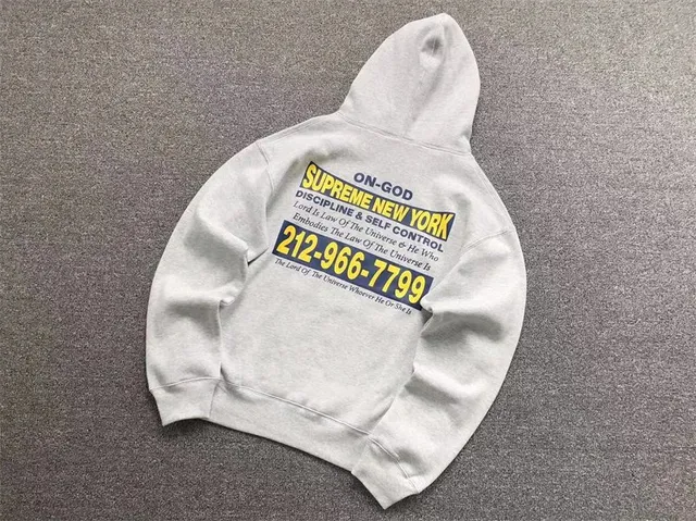 Supreme Hooded Sweatshirt On-God Graphic