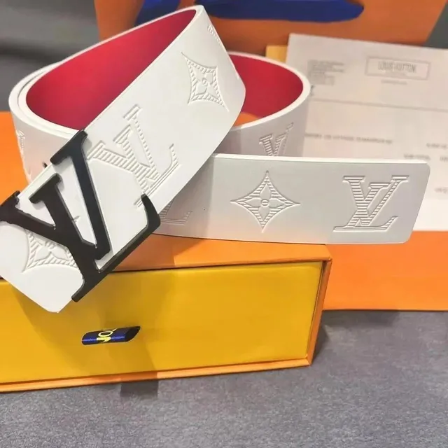 Louis Vuitton LV Initiales Belt Monogram Embossed