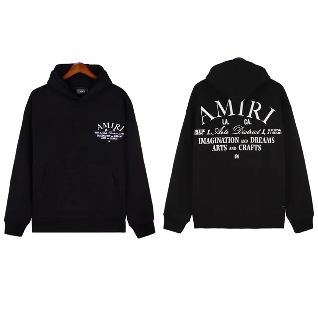 Amiri Hooded Sweatshirt Imagination and Dreams Print