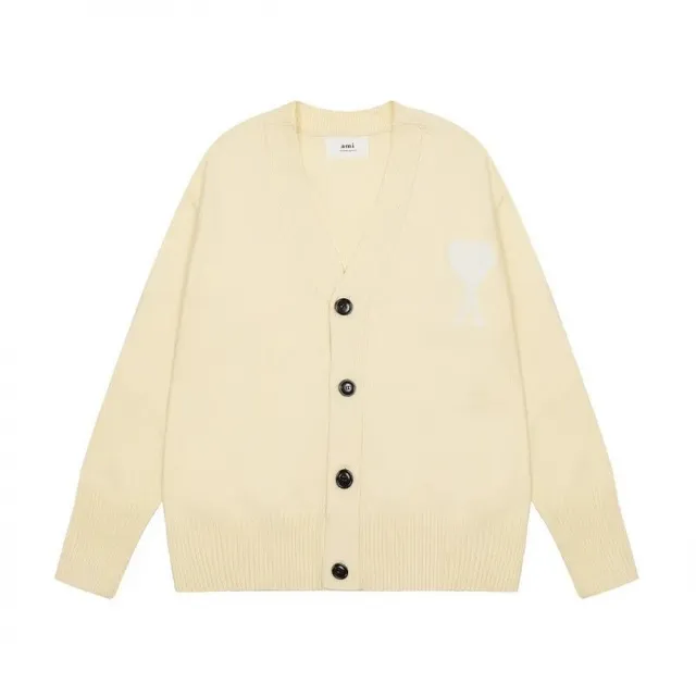 AMI Paris Cardigan Heart Logo