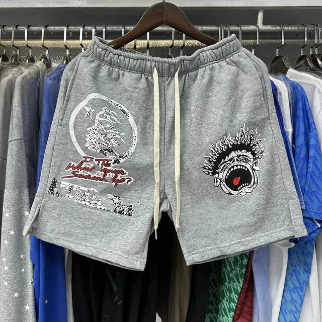 Hellstar Graphic Sweatshorts Scream Print