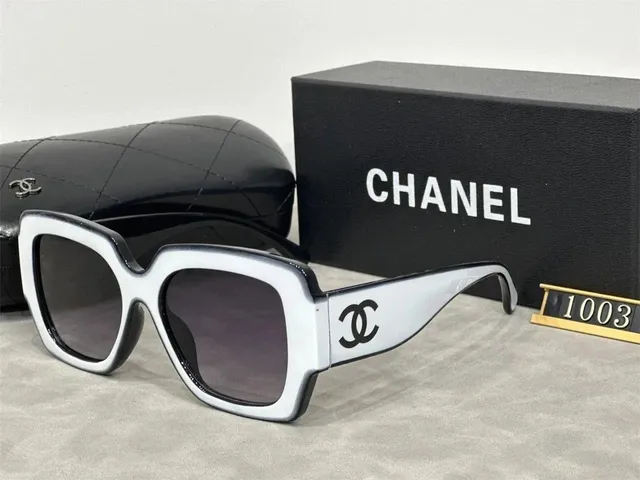 Chanel Sunglasses CC Logo Square Frame