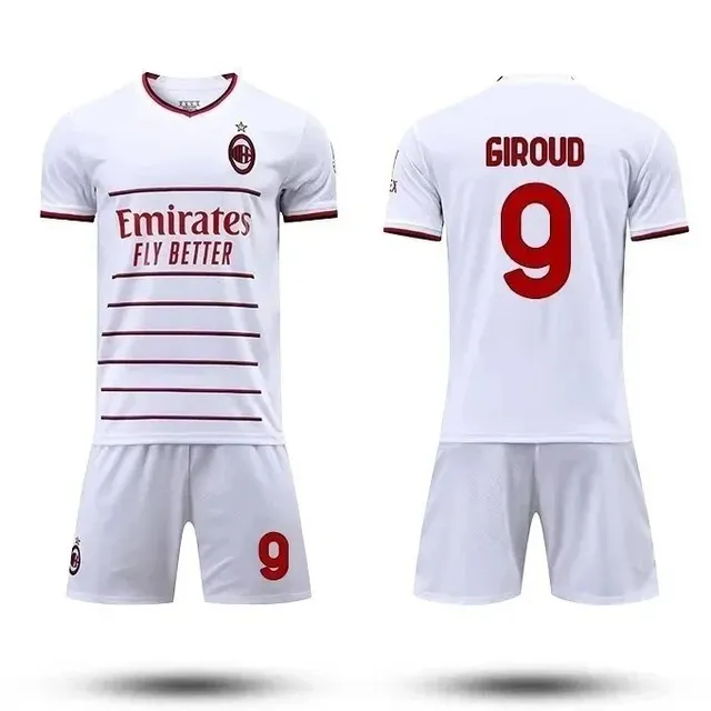 AC Milan × Adidas Home Kit Giroud #9